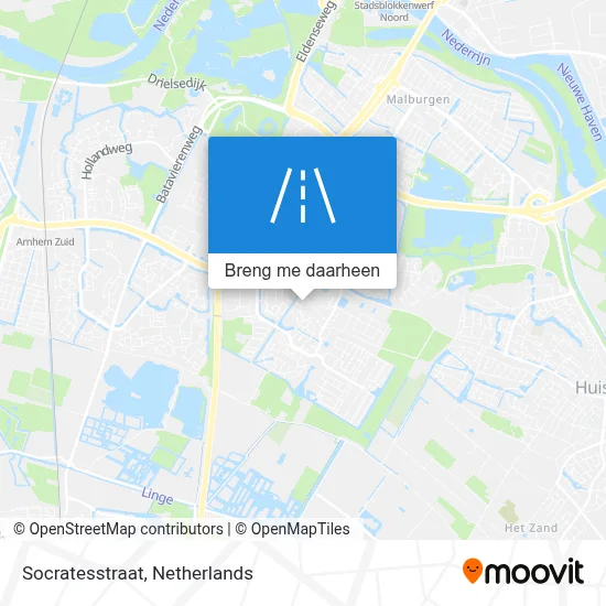 Socratesstraat kaart