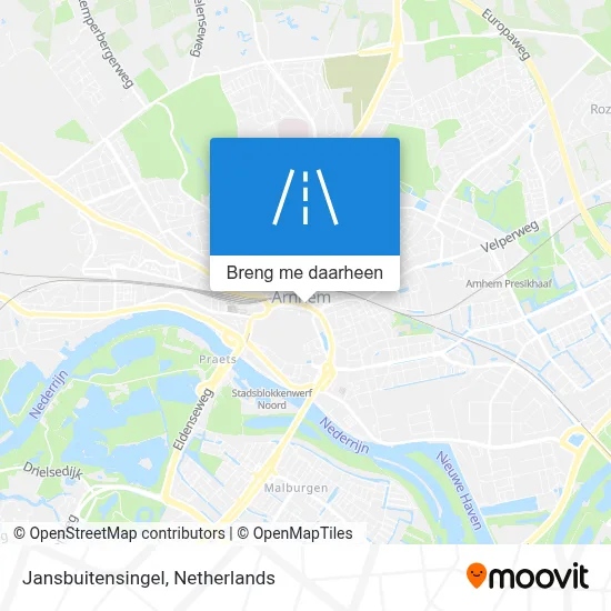 Jansbuitensingel kaart