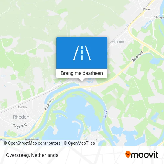 Oversteeg kaart