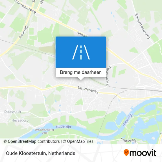 Oude Kloostertuin kaart