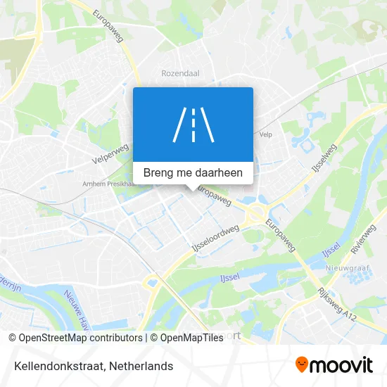 Kellendonkstraat kaart