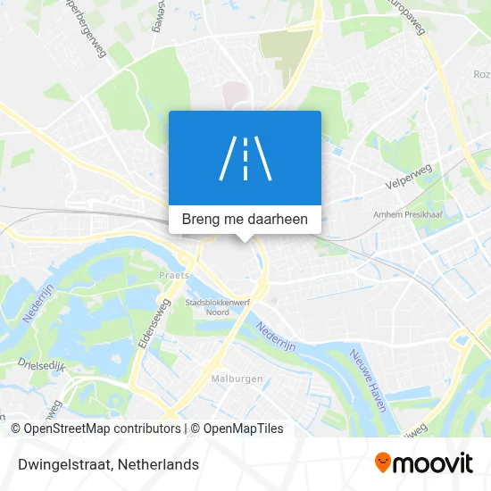 Dwingelstraat kaart