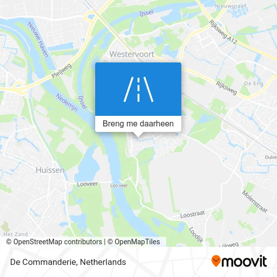 De Commanderie kaart