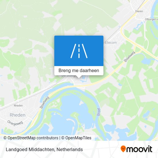 Landgoed Middachten kaart