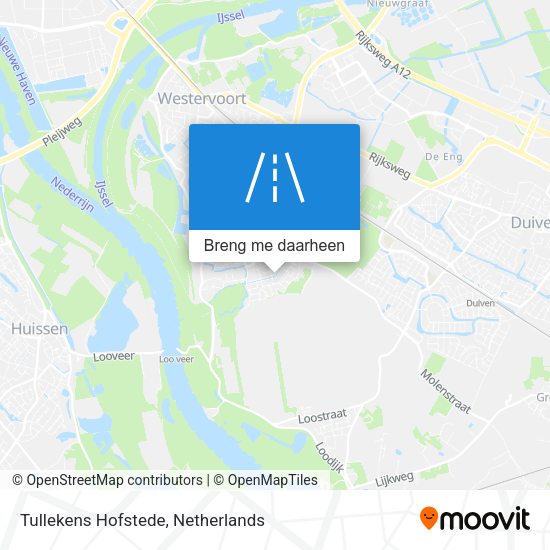 Tullekens Hofstede kaart