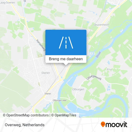 Overweg kaart