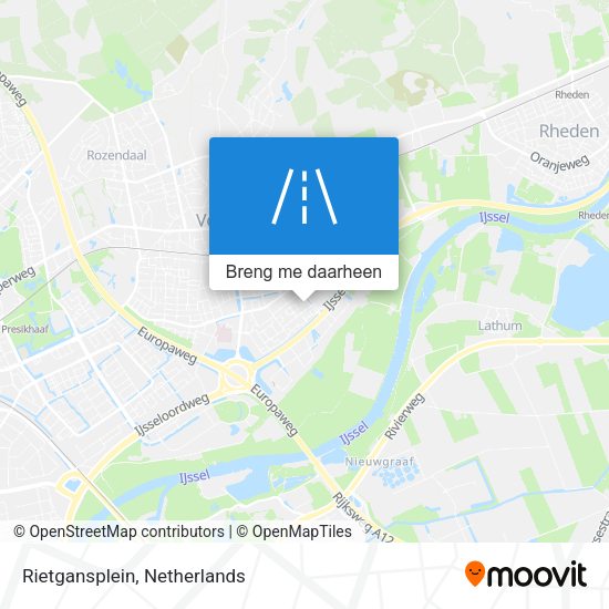 Rietgansplein kaart