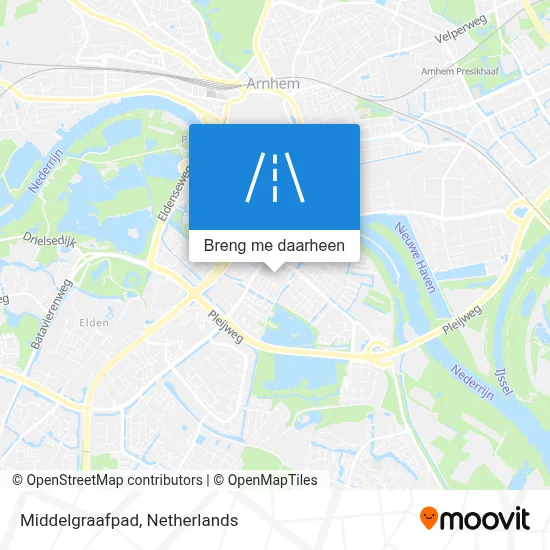 Middelgraafpad kaart