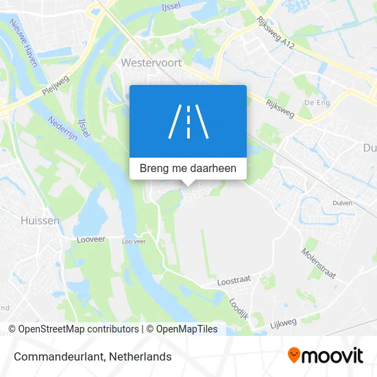 Commandeurlant kaart