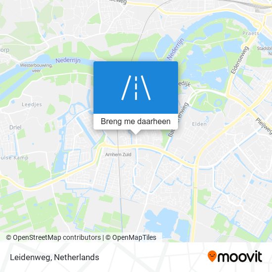 Leidenweg kaart