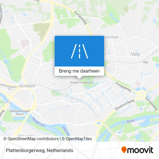 Plattenburgerweg kaart