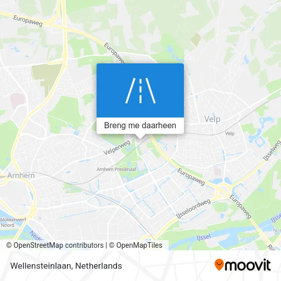 Wellensteinlaan kaart
