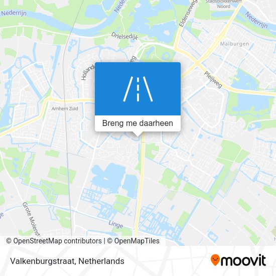 Valkenburgstraat kaart