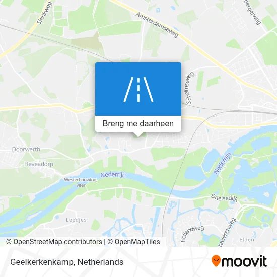 Geelkerkenkamp kaart