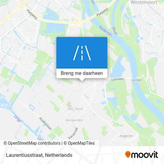 Laurentiusstraat kaart
