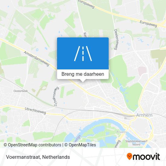 Voermanstraat kaart