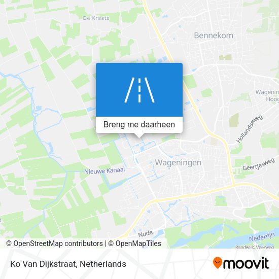 Ko Van Dijkstraat kaart