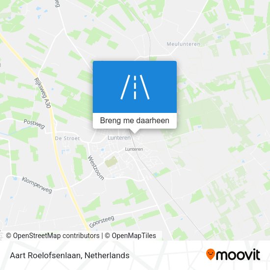 Aart Roelofsenlaan kaart
