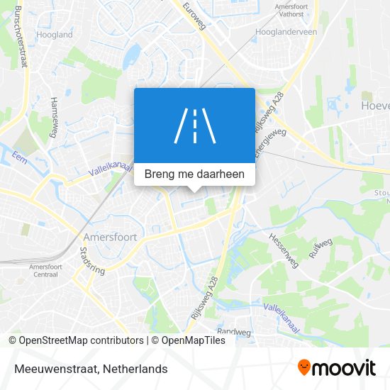 Meeuwenstraat kaart