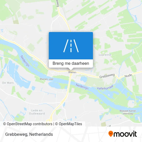 Grebbeweg kaart