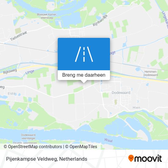 Pijenkampse Veldweg kaart