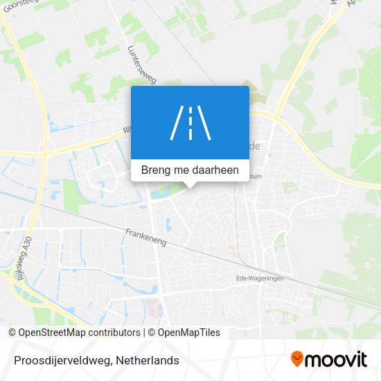 Proosdijerveldweg kaart