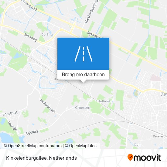 Kinkelenburgallee kaart