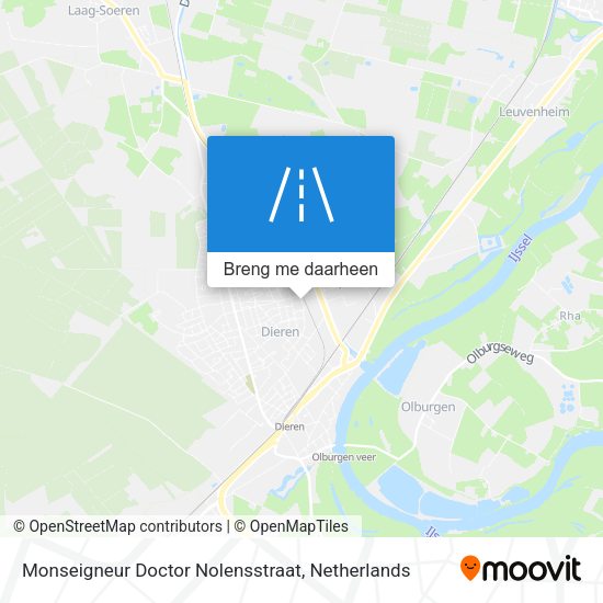 Monseigneur Doctor Nolensstraat kaart