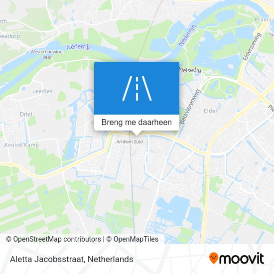 Aletta Jacobsstraat kaart
