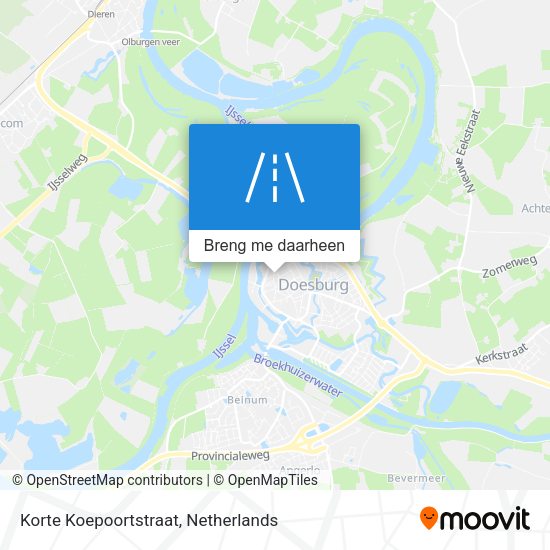 Korte Koepoortstraat kaart