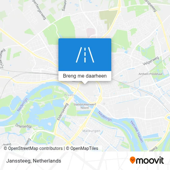 Janssteeg kaart
