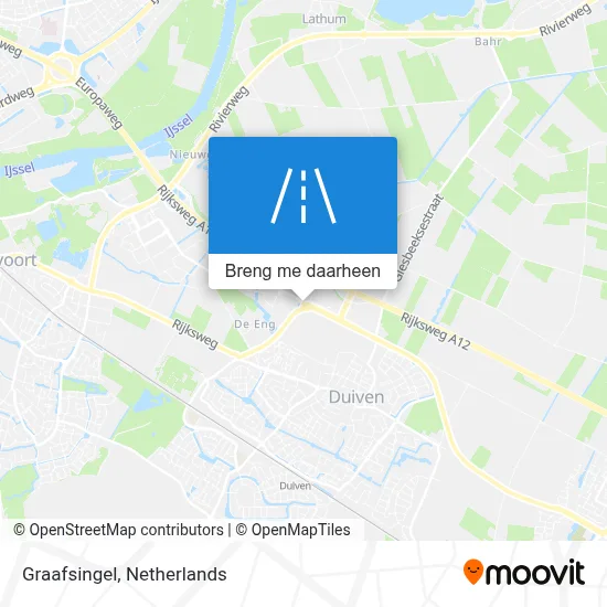 Graafsingel kaart