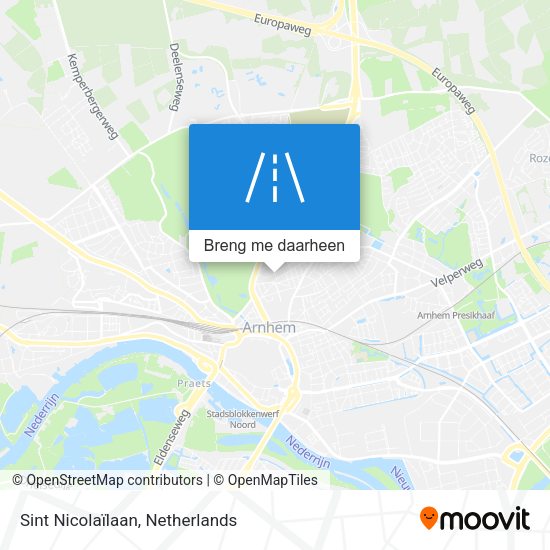 Sint Nicolaïlaan kaart