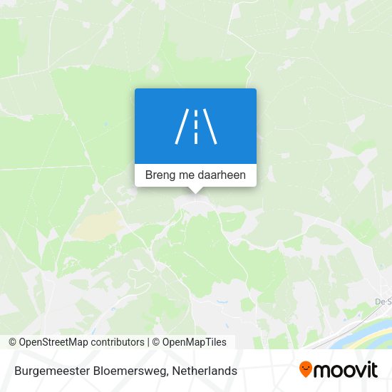 Burgemeester Bloemersweg kaart