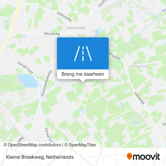 Kleine Braakweg kaart