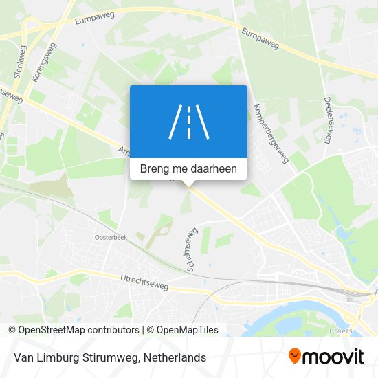 Van Limburg Stirumweg kaart