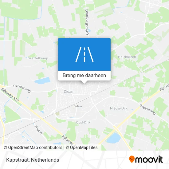 Kapstraat kaart