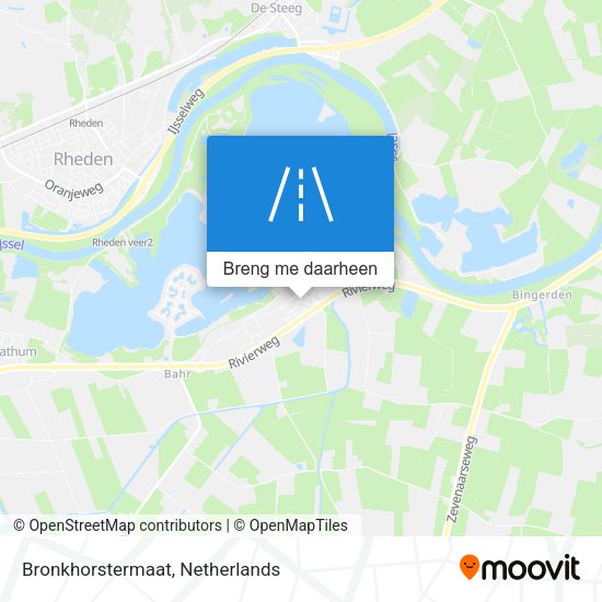 Bronkhorstermaat kaart