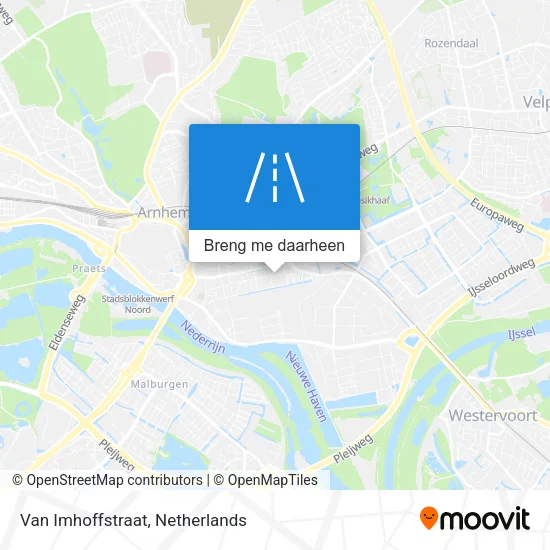 Van Imhoffstraat kaart