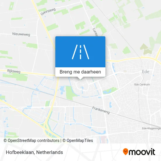 Hofbeeklaan kaart