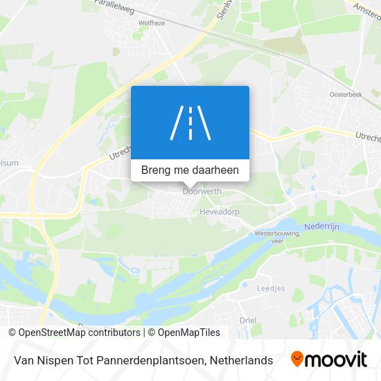 Van Nispen Tot Pannerdenplantsoen kaart