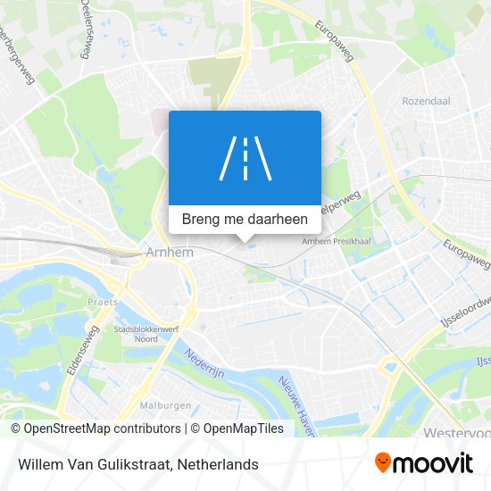 Willem Van Gulikstraat kaart