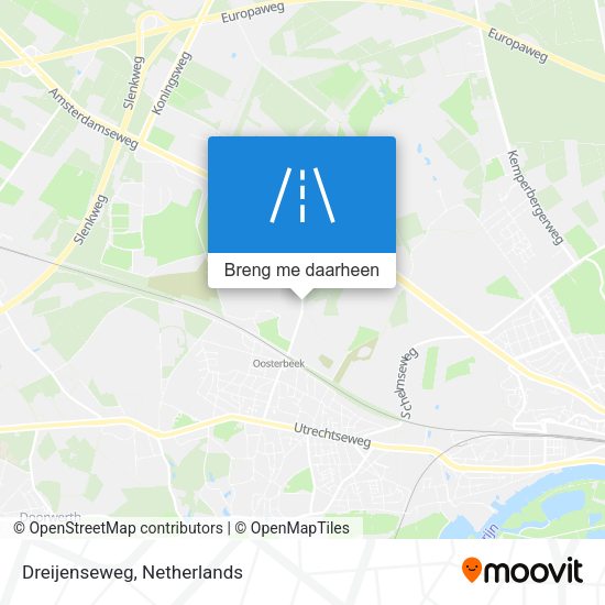 Dreijenseweg kaart