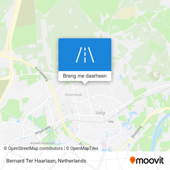 Bernard Ter Haarlaan kaart