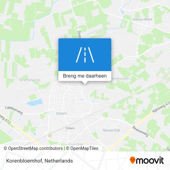 Korenbloemhof kaart