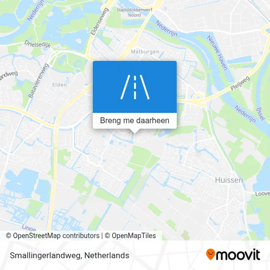 Smallingerlandweg kaart