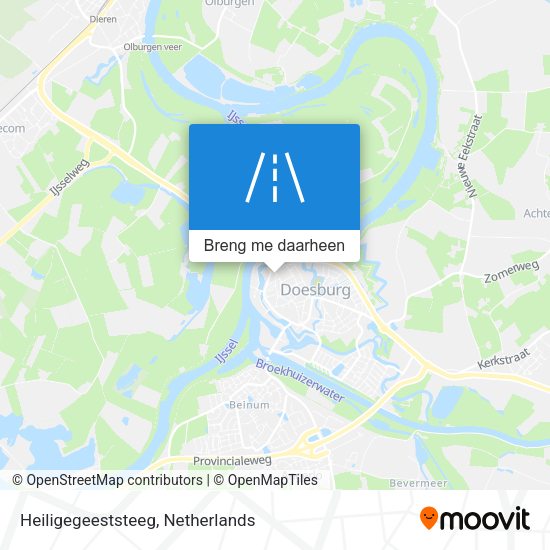 Heiligegeeststeeg kaart
