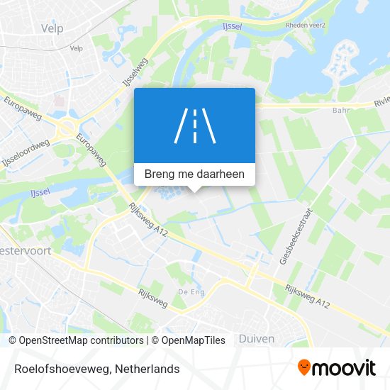 Roelofshoeveweg kaart