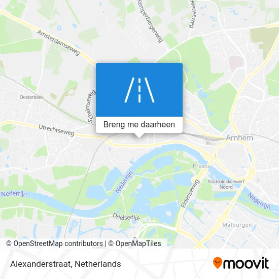 Alexanderstraat kaart