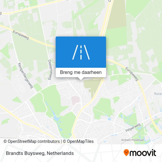 Brandts Buysweg kaart